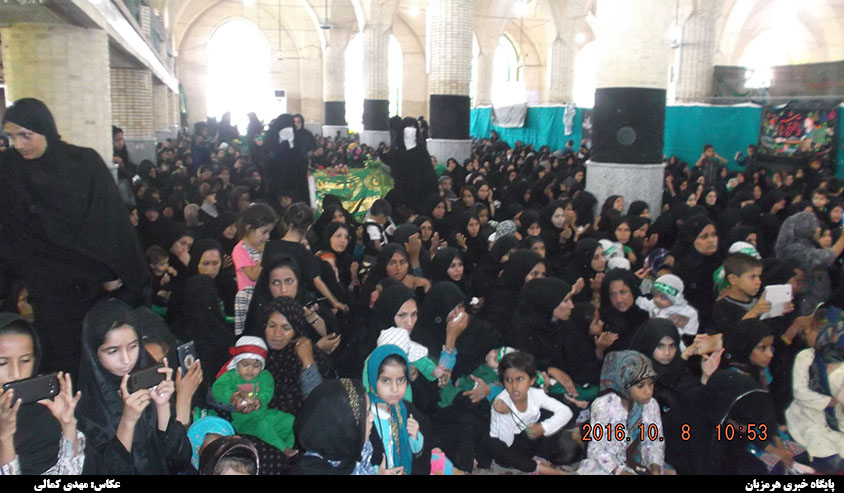 سوگواره شیرخوارگان حسینی در مسجد جامع هشت بندی برگزاری شد + تصاویر