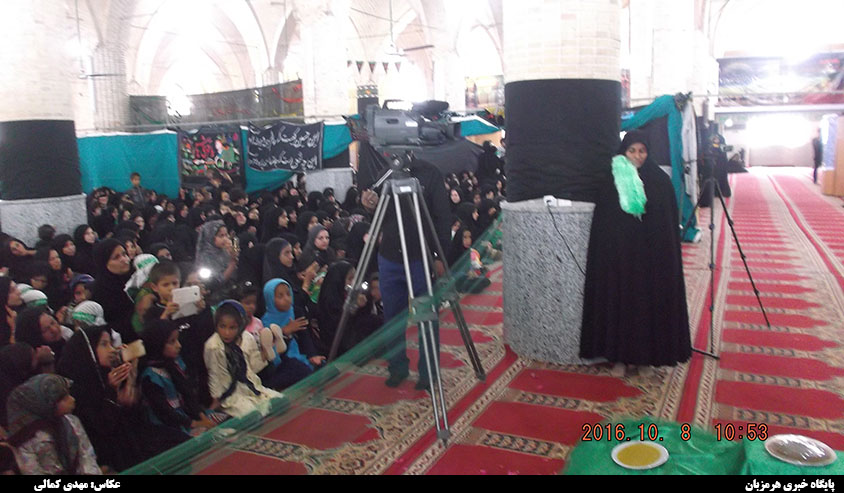 سوگواره شیرخوارگان حسینی در مسجد جامع هشت بندی برگزاری شد + تصاویر