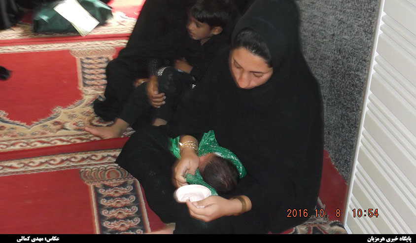 سوگواره شیرخوارگان حسینی در مسجد جامع هشت بندی برگزاری شد + تصاویر