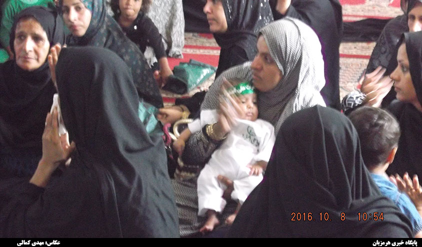 سوگواره شیرخوارگان حسینی در مسجد جامع هشت بندی برگزاری شد + تصاویر