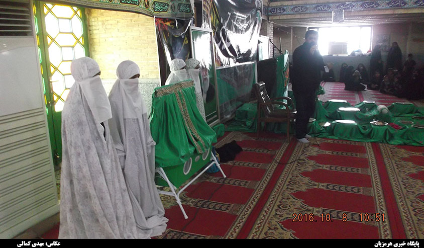 سوگواره شیرخوارگان حسینی در مسجد جامع هشت بندی برگزاری شد + تصاویر