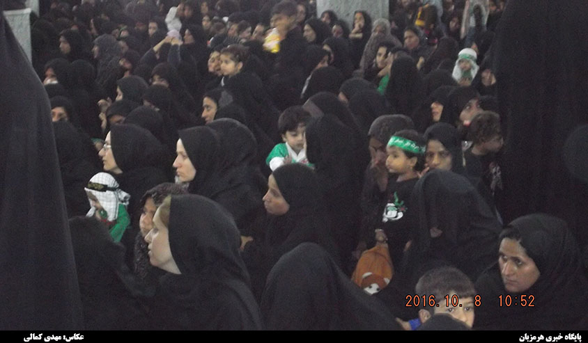 سوگواره شیرخوارگان حسینی در مسجد جامع هشت بندی برگزاری شد + تصاویر