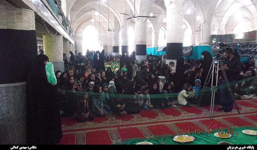 سوگواره شیرخوارگان حسینی در مسجد جامع هشت بندی برگزاری شد + تصاویر