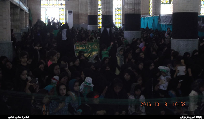 سوگواره شیرخوارگان حسینی در مسجد جامع هشت بندی برگزاری شد + تصاویر