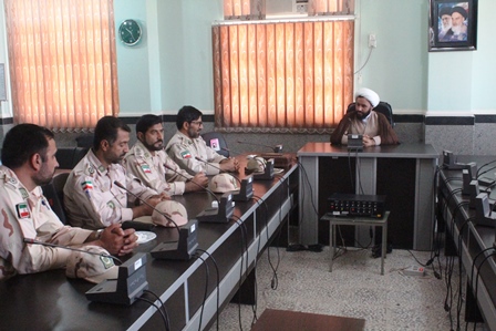 دیدار فرمانده دریابانی شهرستان با مدیر آموزش و پرورش ابوموسی