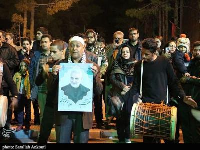 مراسم عزاداری "شهادت سپهبد سلیمانی" در کرمان به روایت تصویر