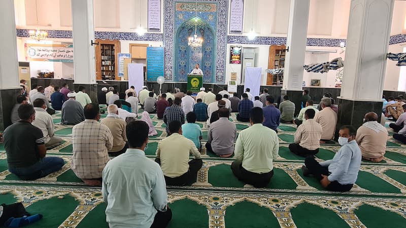 نماز جمعه 21 خرداد 1400 بوموسی در قاب عکس / عکاس: مجید غلباش