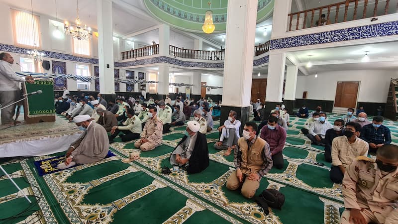 نماز جمعه 21 خرداد 1400 بوموسی در قاب عکس / عکاس: مجید غلباش