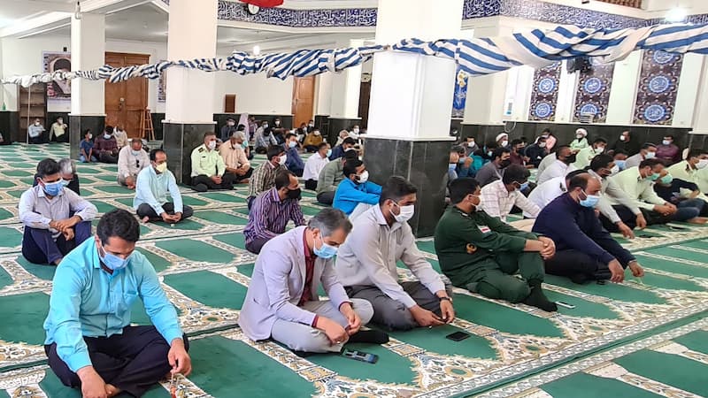 نماز جمعه 21 خرداد 1400 بوموسی در قاب عکس / عکاس: مجید غلباش