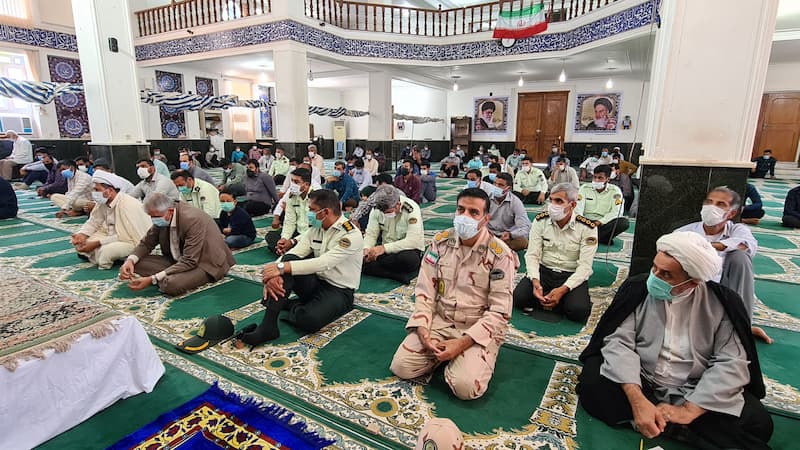 نماز جمعه 21 خرداد 1400 بوموسی در قاب عکس / عکاس: مجید غلباش