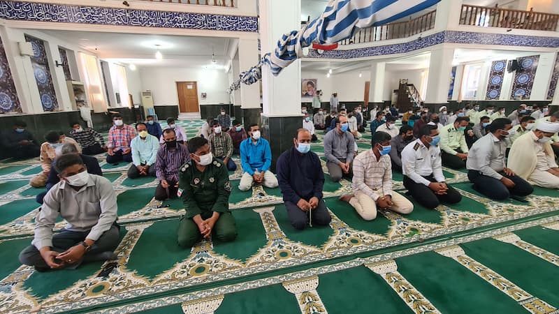 نماز جمعه 21 خرداد 1400 بوموسی در قاب عکس / عکاس: مجید غلباش