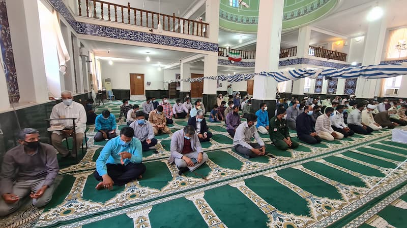 نماز جمعه 21 خرداد 1400 بوموسی در قاب عکس / عکاس: مجید غلباش