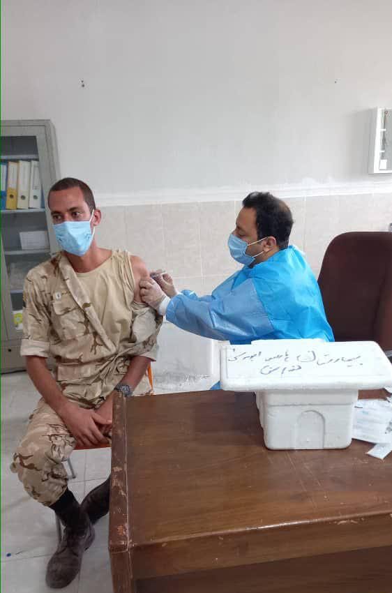 واکسیناسیون افراد بالای 18 سال در شهرستان ابوموسی در قاب عکس