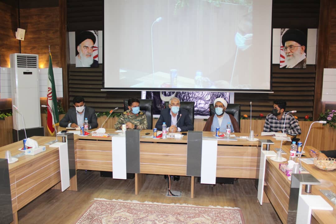 مراسم تحلیف اعضای ششمین دوره شورای اسلامی شهر ابوموسی در قاب عکس