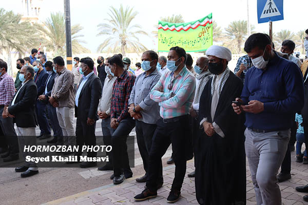 گزارش تصویری/ مراسم یوم الله سیزدهم آبان در جزیره ابوموسی جنوبی ترین نقطه ایران