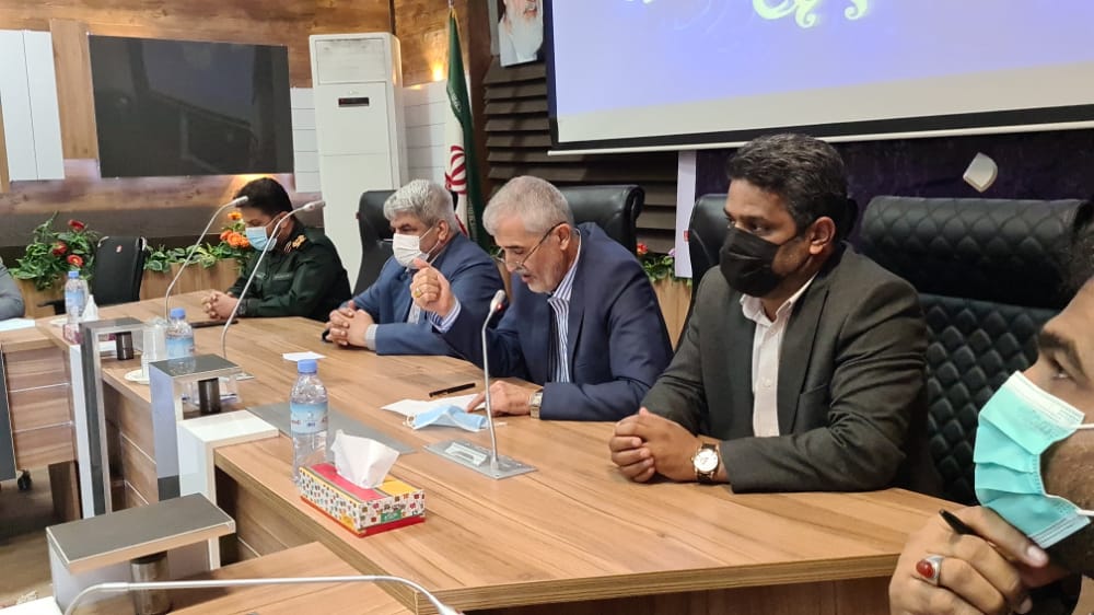 تودیع و معارفه فرماندار ابوموسی در جلسه شورای اداری شهرستان + تصاویر