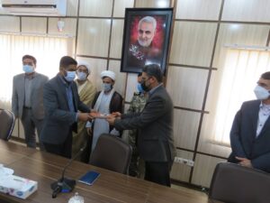 آیین معارفه سرپرست بخشداری تنب برگزار شد + تصاویر