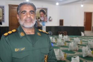 سرهنگ حسین زعیمی : توزیع بسته معیشتی همزمان با میلاد امام حسن (ع) در جزیره بوموسی