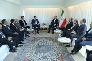 دیدار و گفتگوی حسین امیرعبداللهیان با علی صبری وزیر خارجه سریلانکا در نیویورک