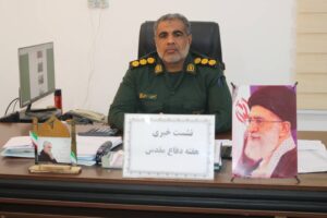 سرهنگ پاسدار حسین زعیمی : اجرای بیش از۳۰برنامه در هفته دفاع مقدس در جزیره بوموسی