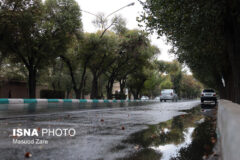 بارش اولین باران پاییزی در شهرستان های رودان و میناب هرمزگان