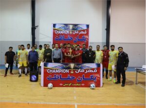 مسابقات فوتسال سالنی بندر شهید رجایی با قهرمانی تیم کوشش الف یگان حفاظت بندر به پایان رسید