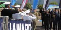 ناوگروه صلح و دوستی پاکستان در منطقه یکم نیروی دریایی ارتش جمهوری اسلامی ایران در بندرعباس پهلو گرفت