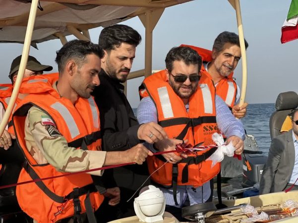 افتتاح بزرگترین پروژه پرورش ماهی در قفس ایران در جزیره قشم با حضور حجت الله عبدالملکی