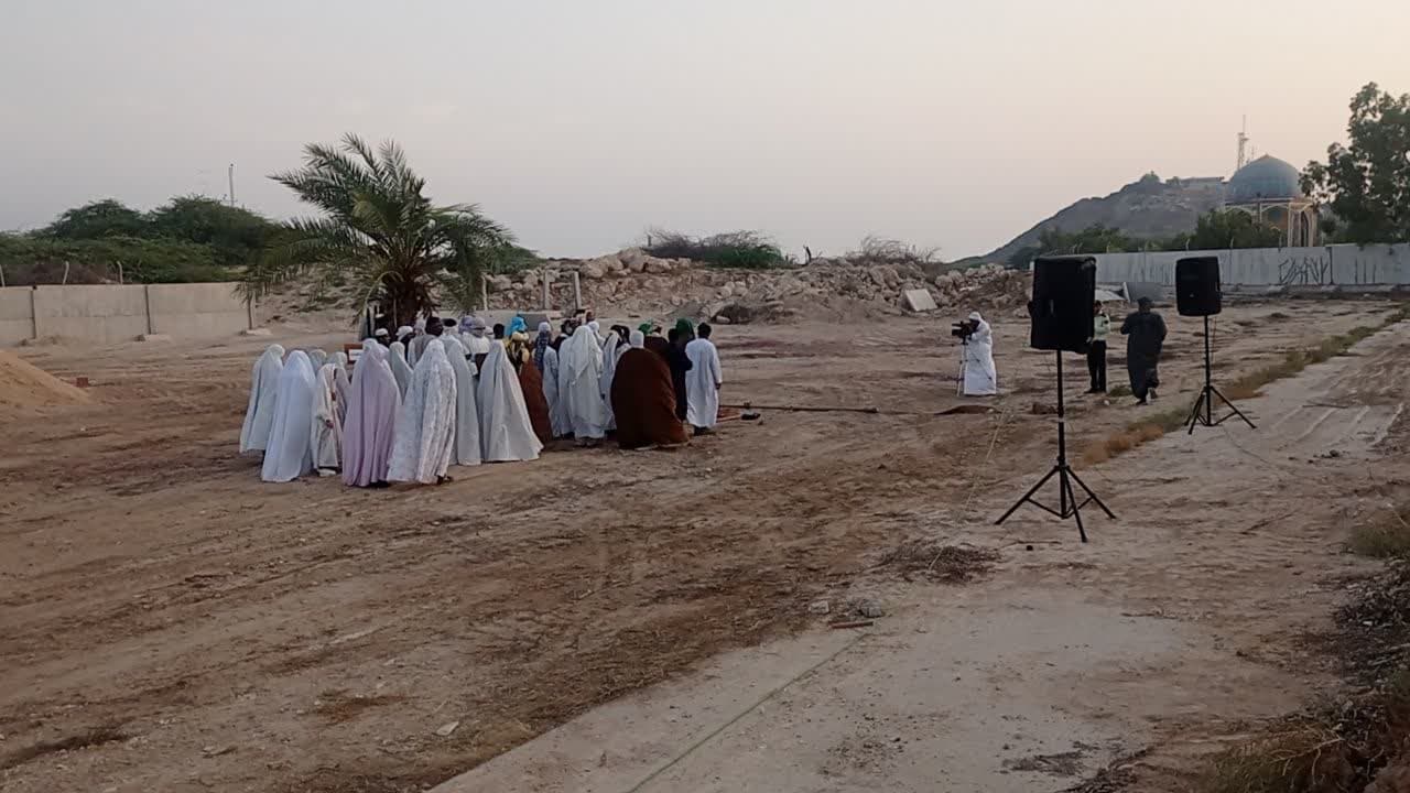 گزارش تصویری/ بازسازی واقعه غدیر خم در جزیره ابوموسی