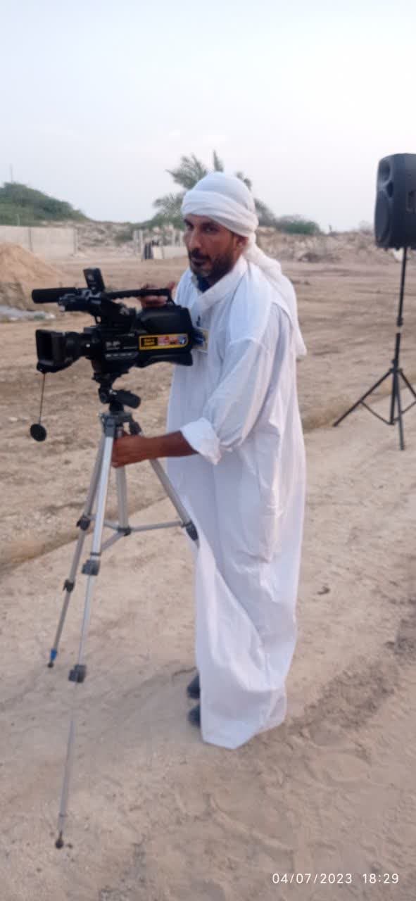 گزارش تصویری/ بازسازی واقعه غدیر خم در جزیره ابوموسی