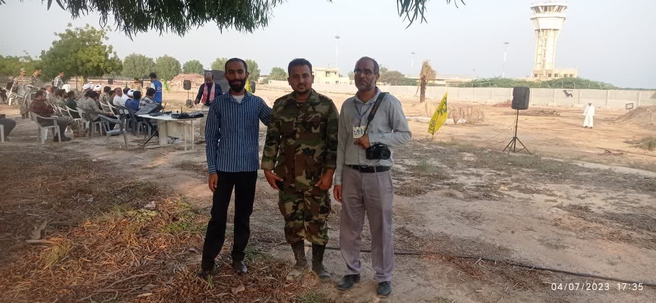 گزارش تصویری/ بازسازی واقعه غدیر خم در جزیره ابوموسی