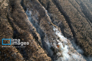 آتش سوزی منطقه هماگ بندرعباس