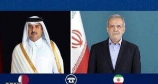 تأکید ایران و قطر بر تلاش مشترک برای توقف جنایات در غزه