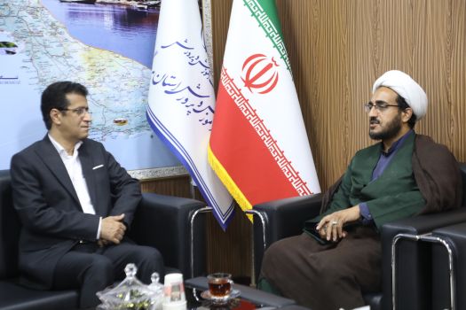 دیدار مدیرکل سازمان تبلیغات اسلامی هرمزگان با مدیرکل آموزش و پرورش استان