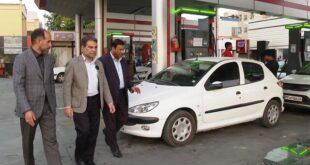 بازدید معاون استانداری هرمزگان از جایگاه‌های عرضه سوخت در بندرعباس