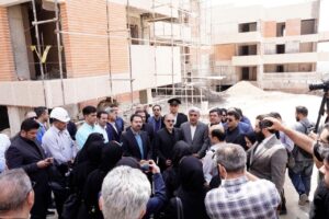بازدید میدانی اصحاب رسانه از طرح‌های نهضت ملی مسکن در پردیس