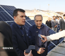 حسین افشین تبریز پیشتاز در طرح ملی نصب صفحات خورشیدی