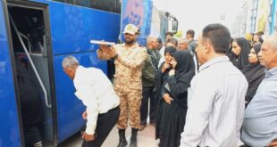 اعزام ۴۱ نفر از خانواده‌های ایثارگران شهرستان رودان به مشهد مقدس