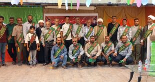 قدردانی از موکبداران حسینی در جزیره هرمز