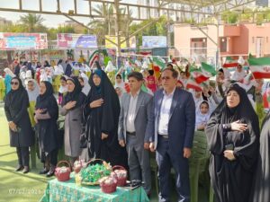 آیین نمادین جشن مدرسهای «ایرانمون» در دبستان شاهد شهید الهپرست برگزار شد